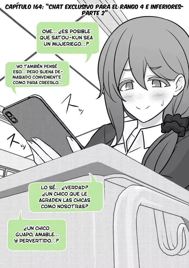 El mundo paralelo con una relación de hombres y mujeres de 1:39 resulta ser inesperadamente normal. Capitulo 164: Chat Exclusivo Para El Rango 4 E Inferiores Parte 2 página 3