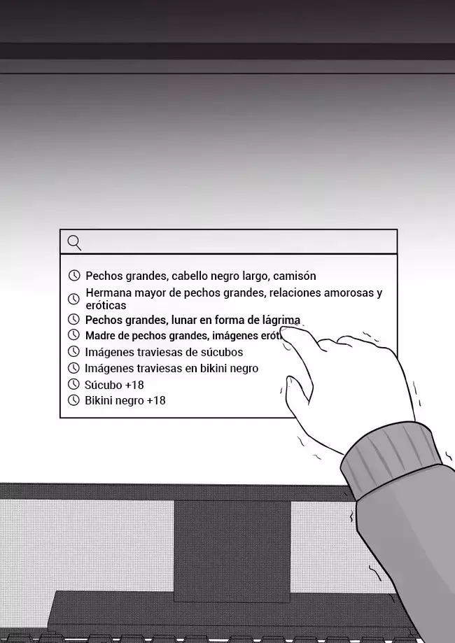 El mundo paralelo con una relación de hombres y mujeres de 1:39 resulta ser inesperadamente normal. Capitulo 17: Historial de búsqueda página 5