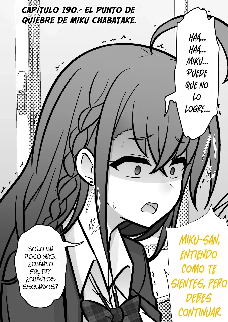El mundo paralelo con una relación de hombres y mujeres de 1:39 resulta ser inesperadamente normal. Capitulo 190: El Punto De Quiebre De Miku Chabatake página 4