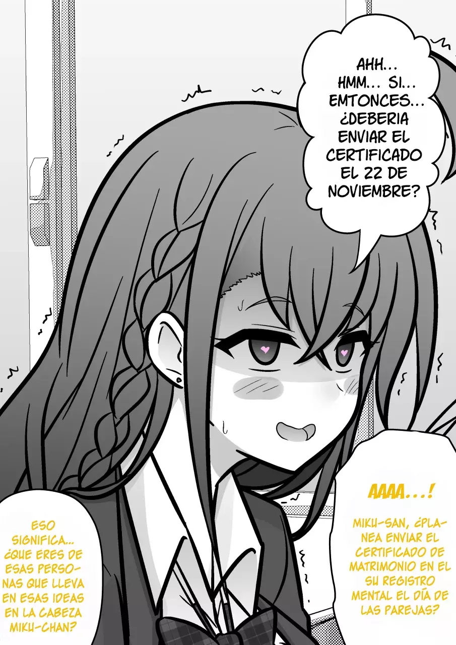 El mundo paralelo con una relación de hombres y mujeres de 1:39 resulta ser inesperadamente normal. Capitulo 190: El Punto De Quiebre De Miku Chabatake página 8