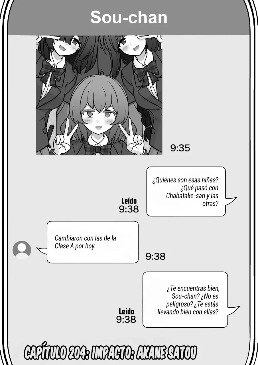 El mundo paralelo con una relación de hombres y mujeres de 1:39 resulta ser inesperadamente normal. Capitulo 204: Impacto: Akane Satou página 4