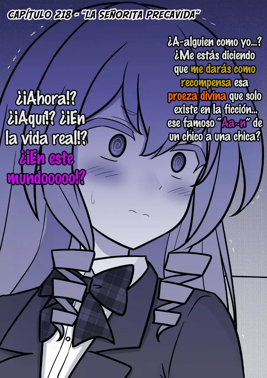 El mundo paralelo con una relación de hombres y mujeres de 1:39 resulta ser inesperadamente normal. Capitulo 218: La Señorita Precavida página 4