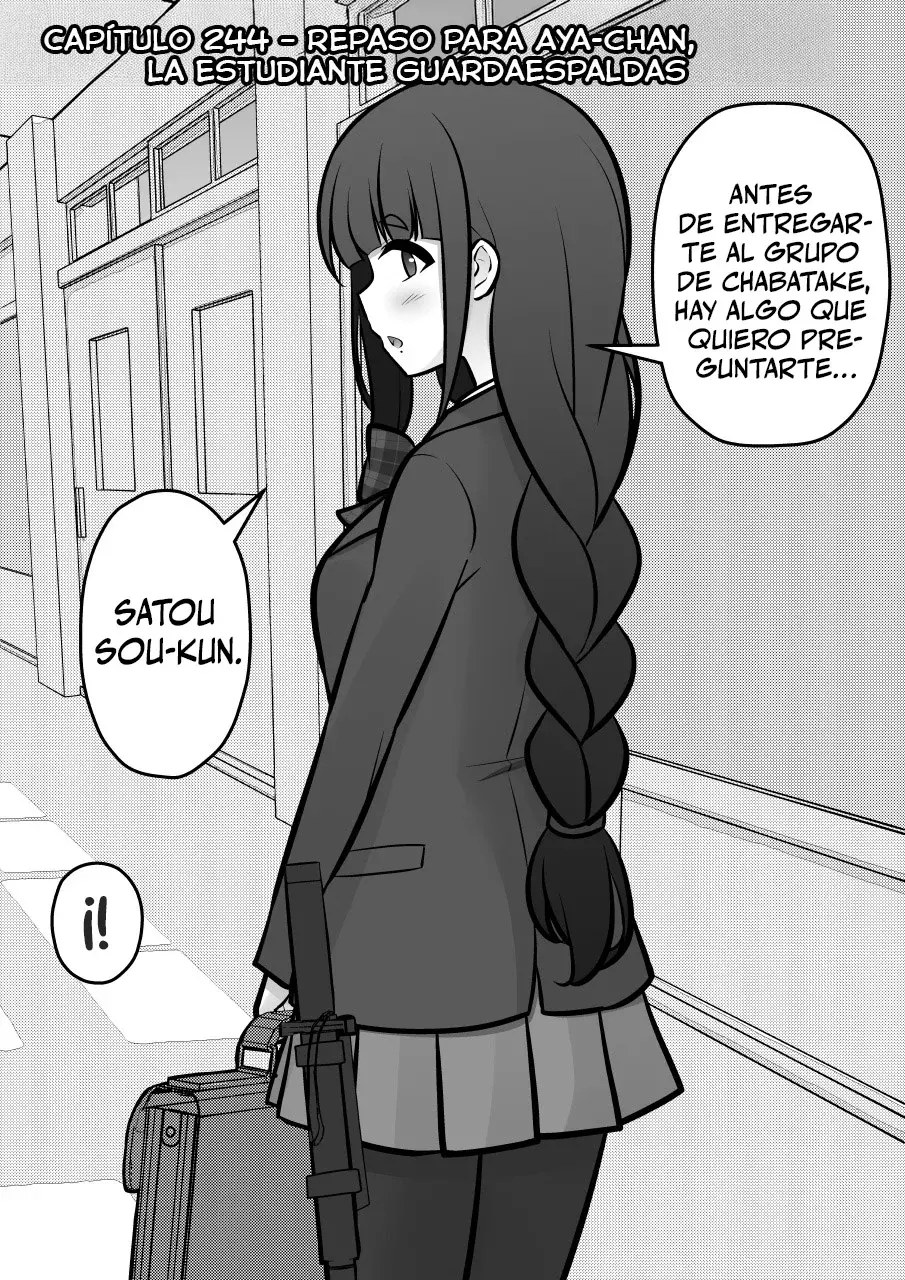 El mundo paralelo con una relación de hombres y mujeres de 1:39 resulta ser inesperadamente normal. Capitulo 244: Repaso Para Aya-chan, La Estudiante Guardaespaldas página 3