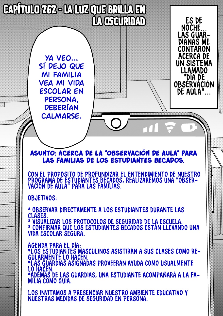 El mundo paralelo con una relación de hombres y mujeres de 1:39 resulta ser inesperadamente normal. Capitulo 262 página 3