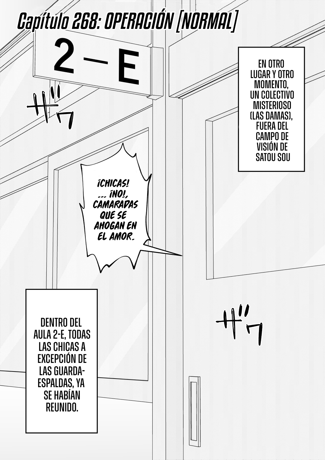El mundo paralelo con una relación de hombres y mujeres de 1:39 resulta ser inesperadamente normal. Capitulo 268 página 3