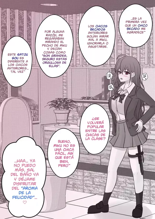 El mundo paralelo con una relación de hombres y mujeres de 1:39 resulta ser inesperadamente normal. Capitulo 48: Miku Chabatake, destruida 1 página 3
