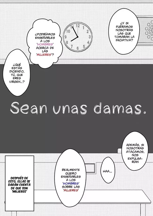 El mundo paralelo con una relación de hombres y mujeres de 1:39 resulta ser inesperadamente normal. Capitulo 52: Clase E de segundo año página 5