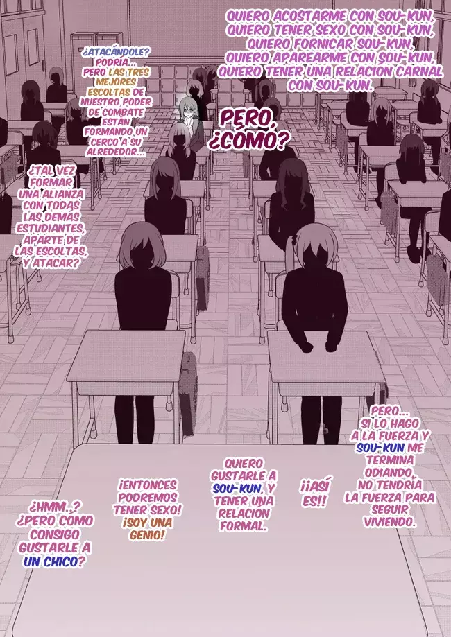 El mundo paralelo con una relación de hombres y mujeres de 1:39 resulta ser inesperadamente normal. Capitulo 55: Doncellas frenéticas página 12