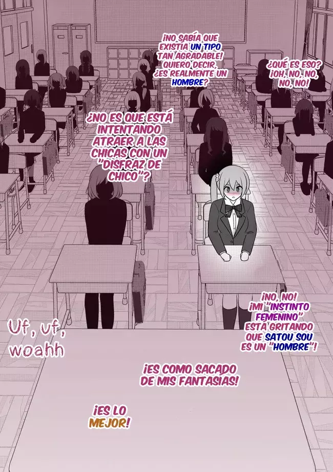 El mundo paralelo con una relación de hombres y mujeres de 1:39 resulta ser inesperadamente normal. Capitulo 55: Doncellas frenéticas página 6