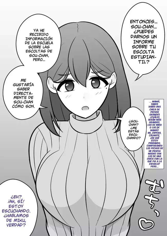 El mundo paralelo con una relación de hombres y mujeres de 1:39 resulta ser inesperadamente normal. Capitulo 76: Percepción de Sou: Miku Chabatake página 2