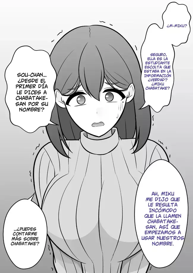El mundo paralelo con una relación de hombres y mujeres de 1:39 resulta ser inesperadamente normal. Capitulo 76: Percepción de Sou: Miku Chabatake página 3