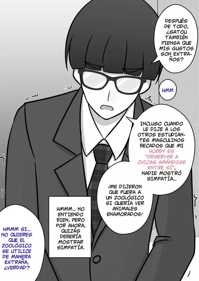 El mundo paralelo con una relación de hombres y mujeres de 1:39 resulta ser inesperadamente normal. Capitulo 96: Satou-kun el comprensivo página 3