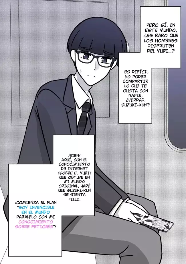 El mundo paralelo con una relación de hombres y mujeres de 1:39 resulta ser inesperadamente normal. Capitulo 96: Satou-kun el comprensivo página 6
