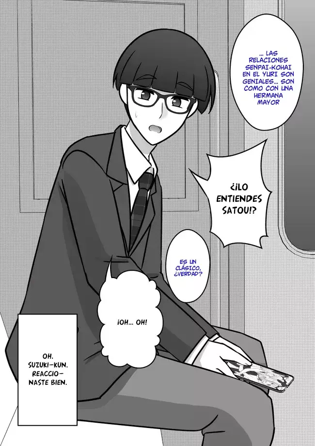 El mundo paralelo con una relación de hombres y mujeres de 1:39 resulta ser inesperadamente normal. Capitulo 96: Satou-kun el comprensivo página 7