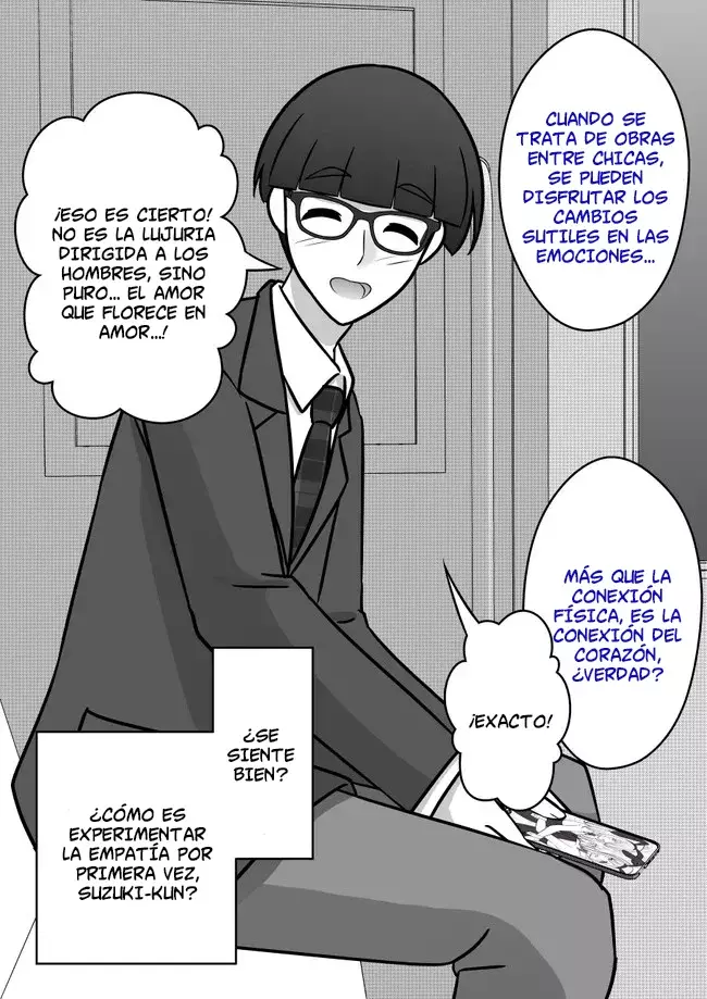 El mundo paralelo con una relación de hombres y mujeres de 1:39 resulta ser inesperadamente normal. Capitulo 96: Satou-kun el comprensivo página 8