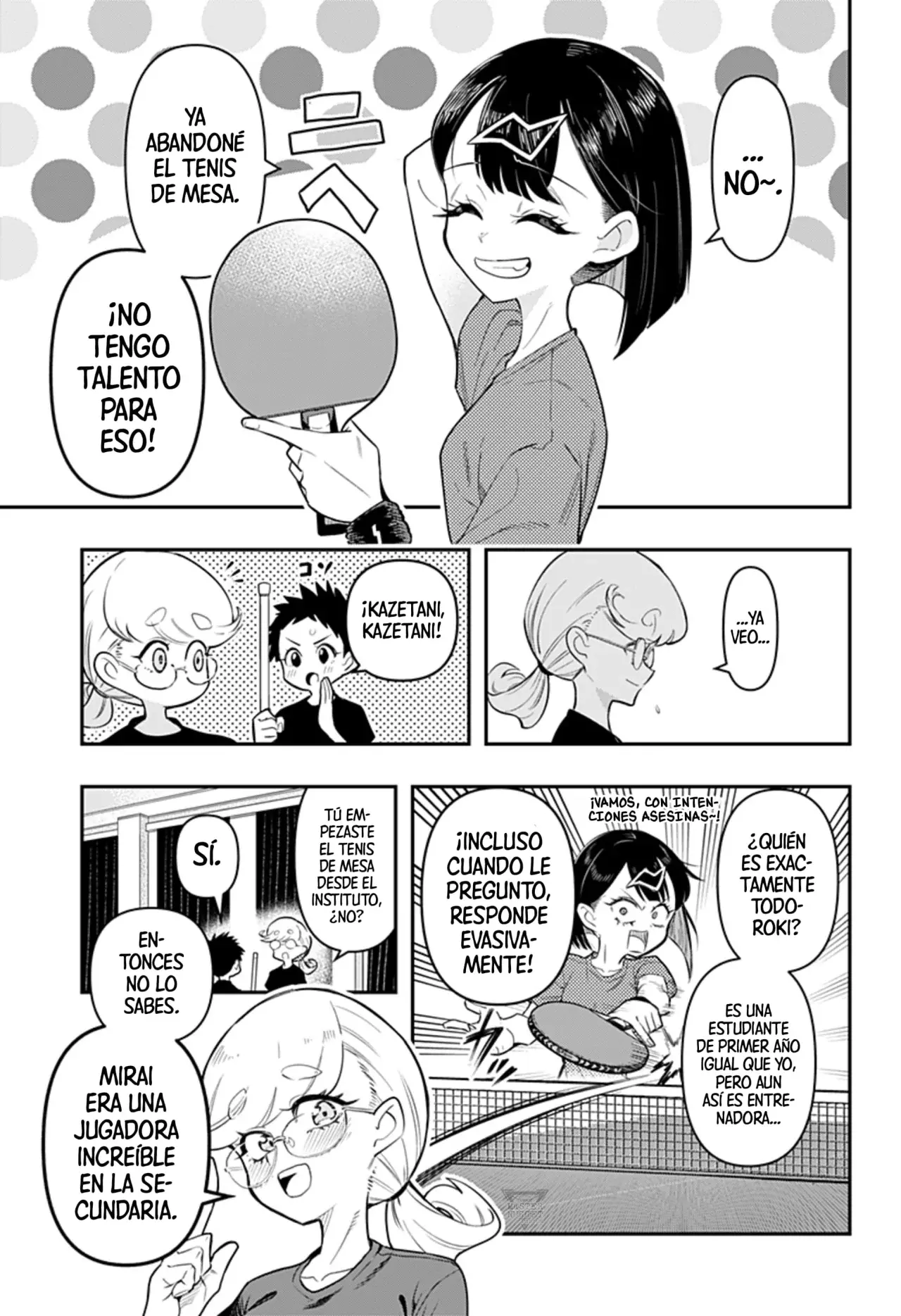 Shunrai Tenis de mesa Capitulo 1: Primavera y trueno página 6