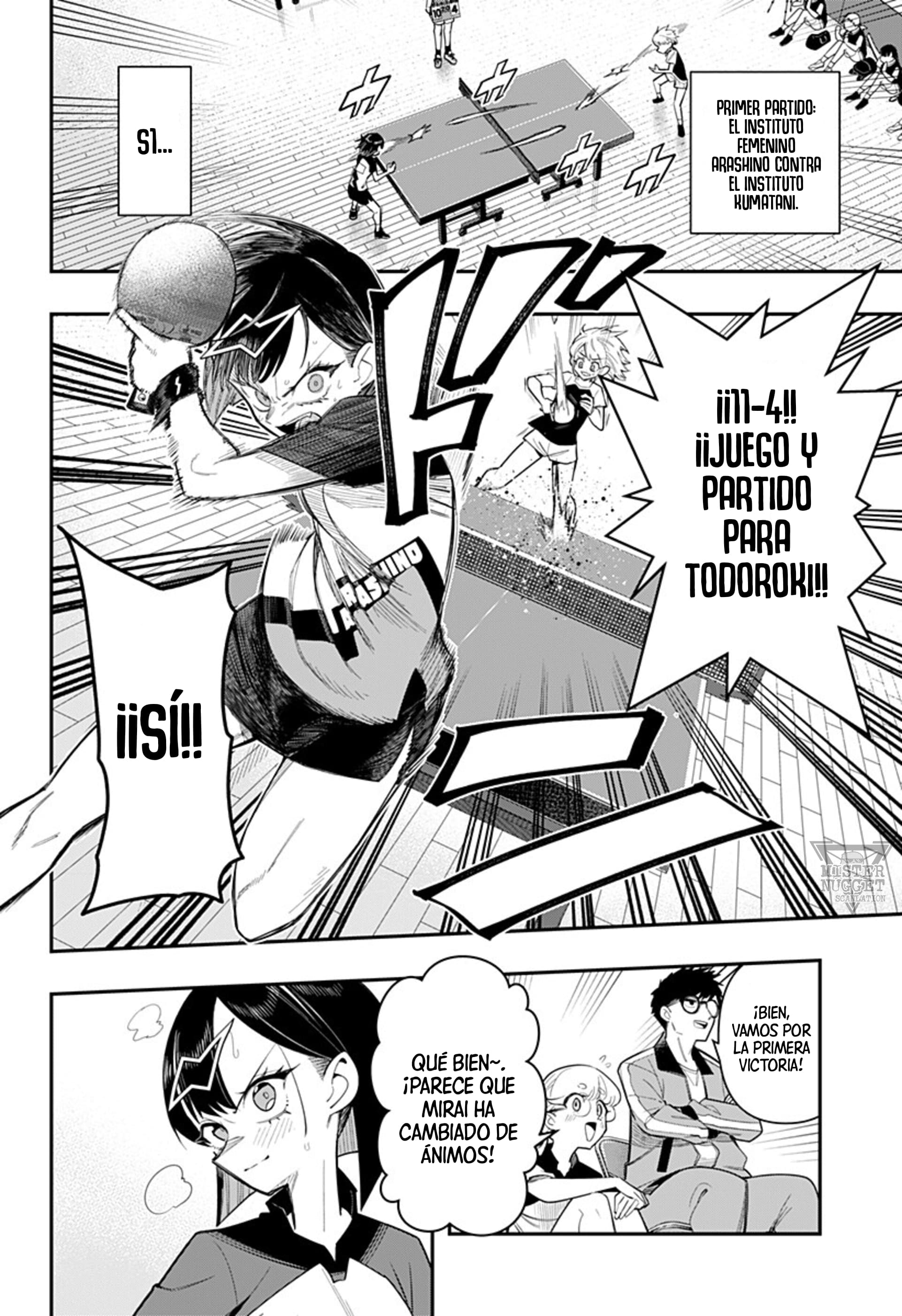 Shunrai Tenis de mesa Capitulo 11 página 14