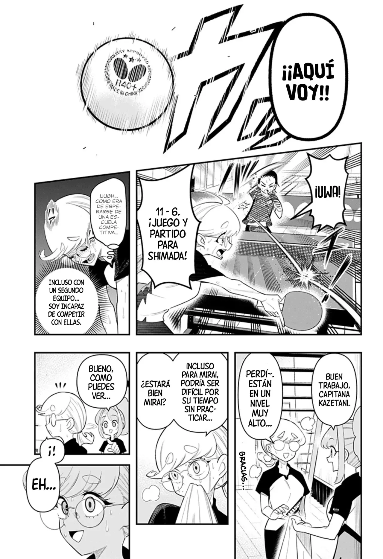 Shunrai Tenis de mesa Capitulo 3: En el tenis de mesa... página 19