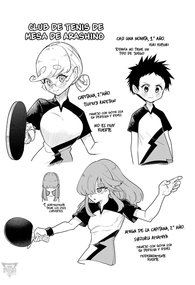 Shunrai Tenis de mesa Capitulo 5.5: Ilustraciones / extra página 6