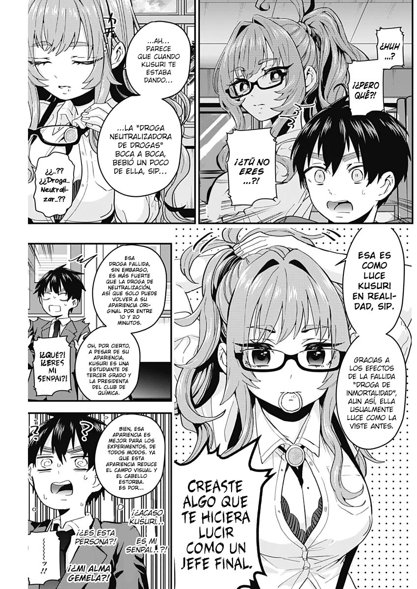 Kimi no koto ga Dai Dai Dai Dai Daisuki na 100-nin no Kanojo Capitulo 10: La Misteriosa Senpai Dentro del Salón de Química página 21