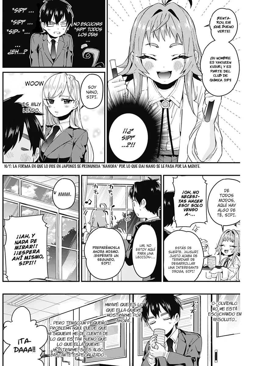 Kimi no koto ga Dai Dai Dai Dai Daisuki na 100-nin no Kanojo Capitulo 10: La Misteriosa Senpai Dentro del Salón de Química página 6