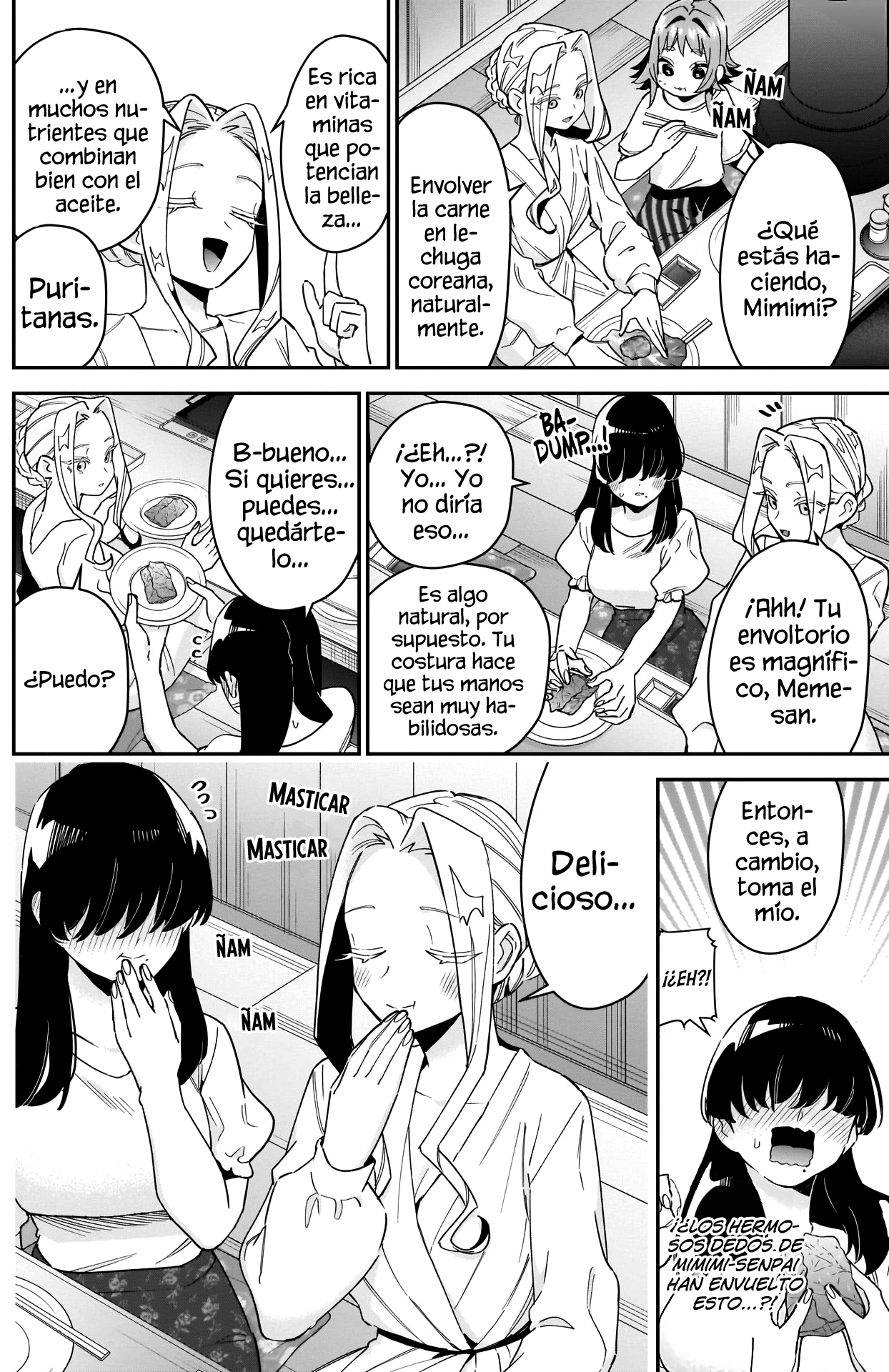 Kimi no koto ga Dai Dai Dai Dai Daisuki na 100-nin no Kanojo Capitulo 106: La cita de yakiniku de la familia Rentarou página 12