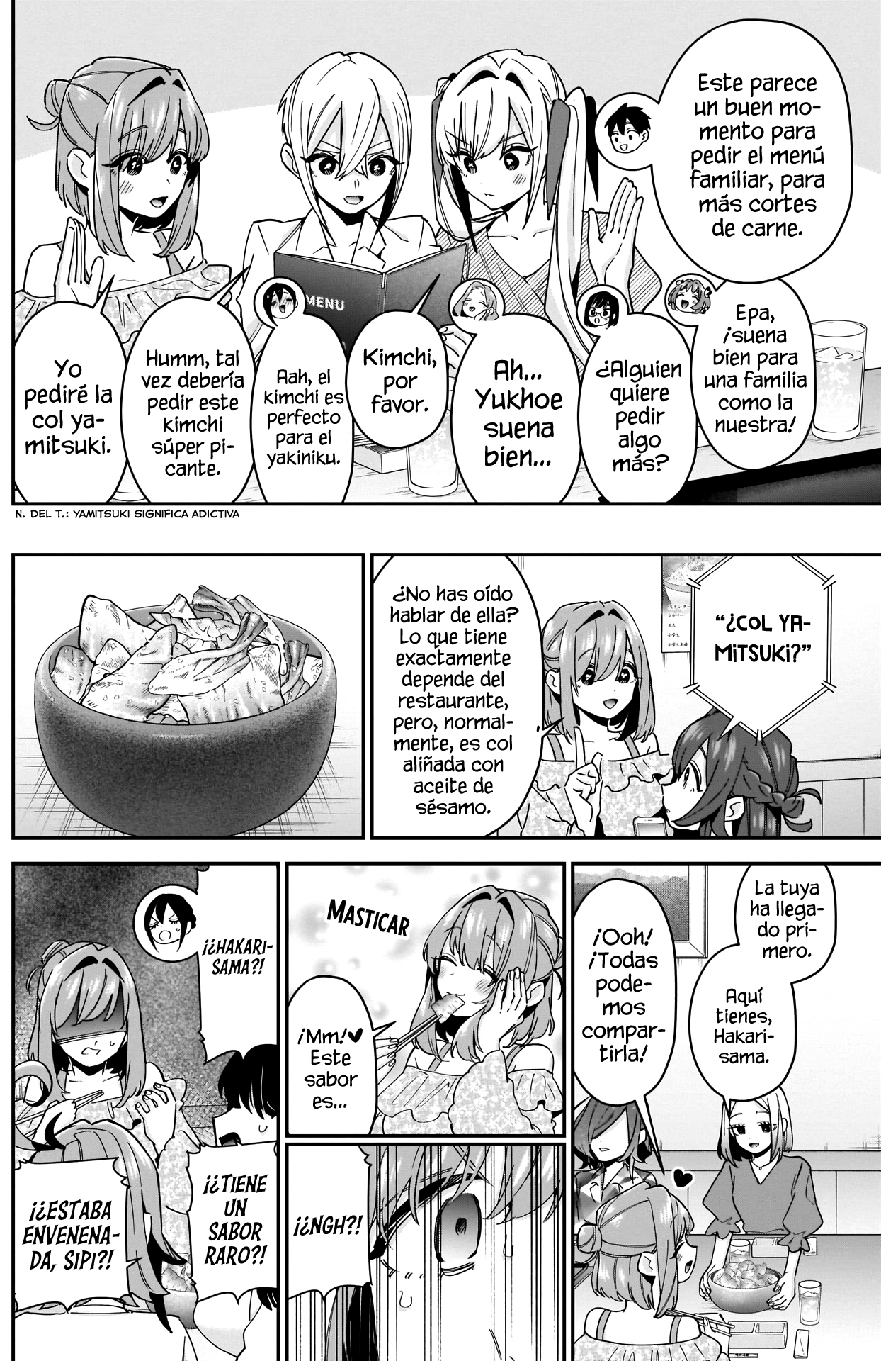 Kimi no koto ga Dai Dai Dai Dai Daisuki na 100-nin no Kanojo Capitulo 106: La cita de yakiniku de la familia Rentarou página 14