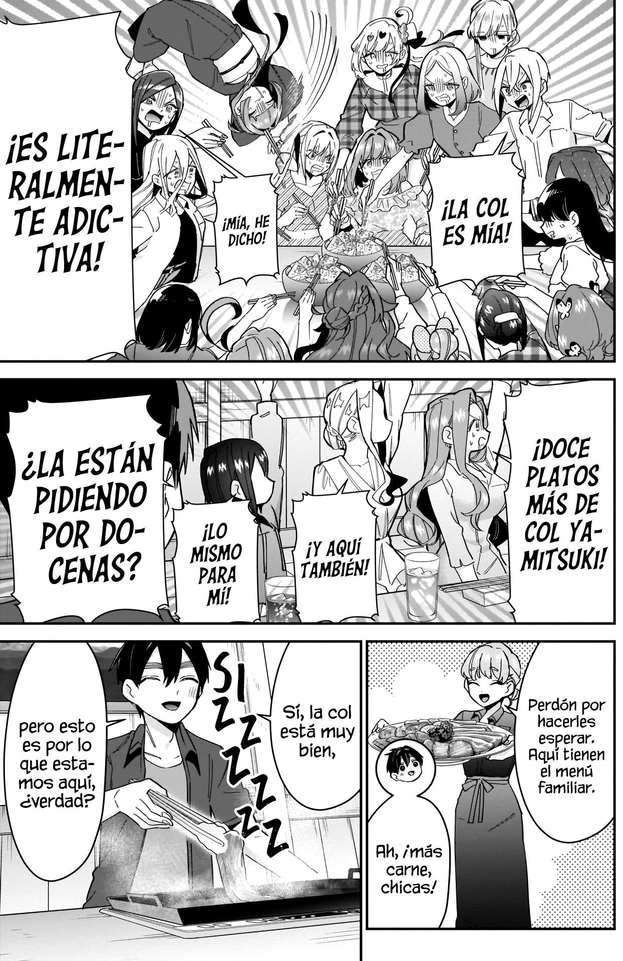 Kimi no koto ga Dai Dai Dai Dai Daisuki na 100-nin no Kanojo Capitulo 106: La cita de yakiniku de la familia Rentarou página 17