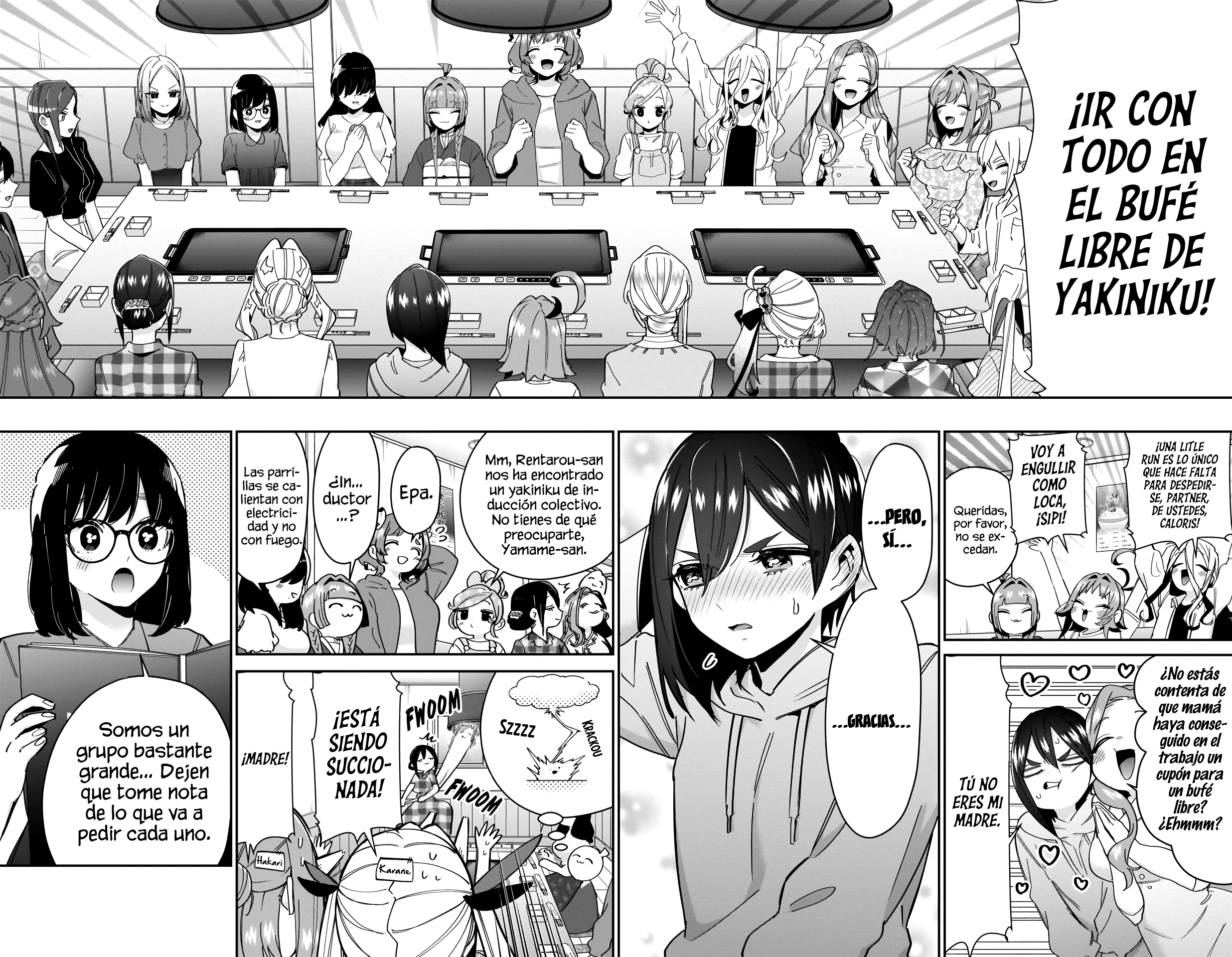 Kimi no koto ga Dai Dai Dai Dai Daisuki na 100-nin no Kanojo Capitulo 106: La cita de yakiniku de la familia Rentarou página 3