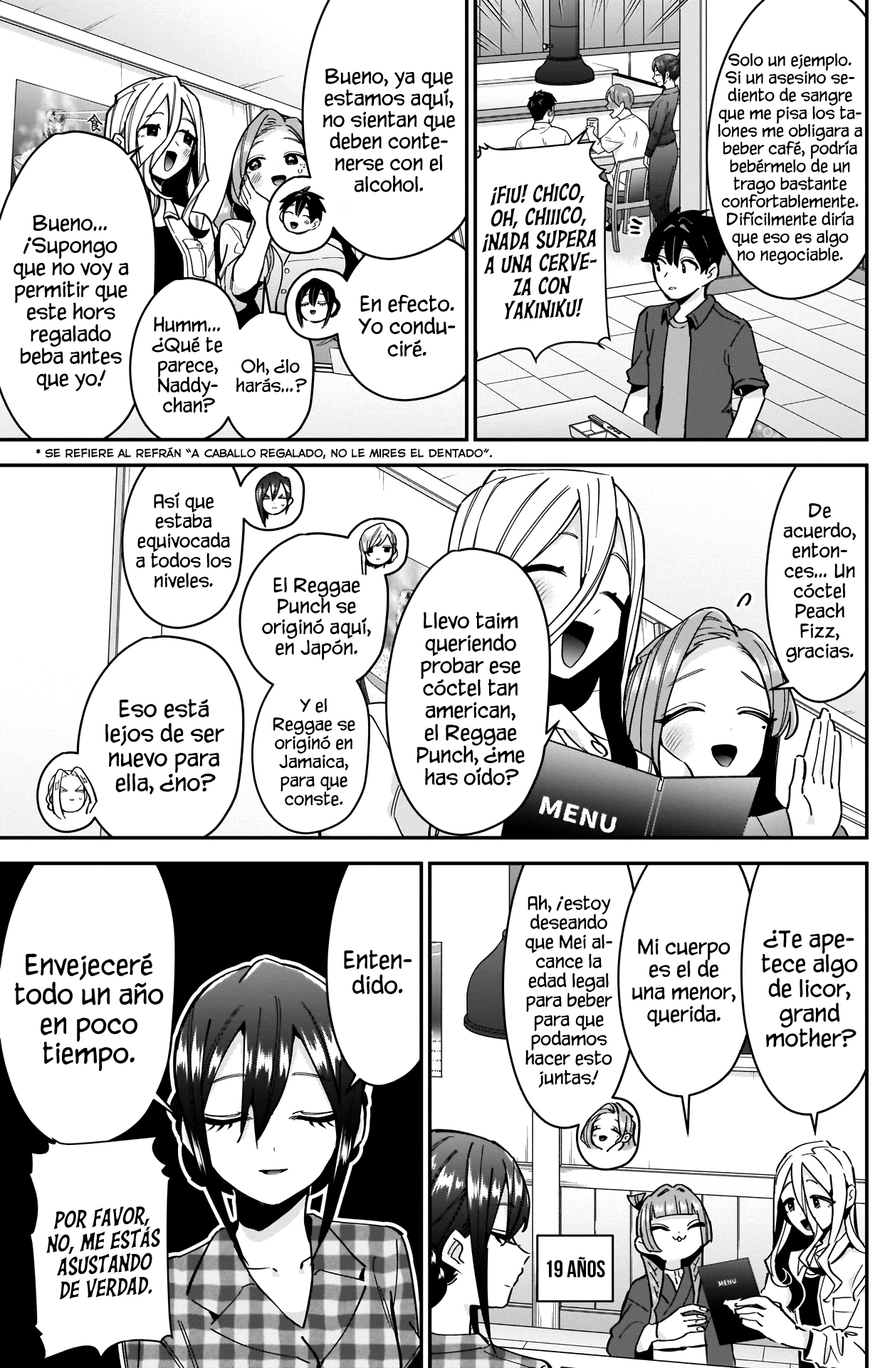 Kimi no koto ga Dai Dai Dai Dai Daisuki na 100-nin no Kanojo Capitulo 106: La cita de yakiniku de la familia Rentarou página 5