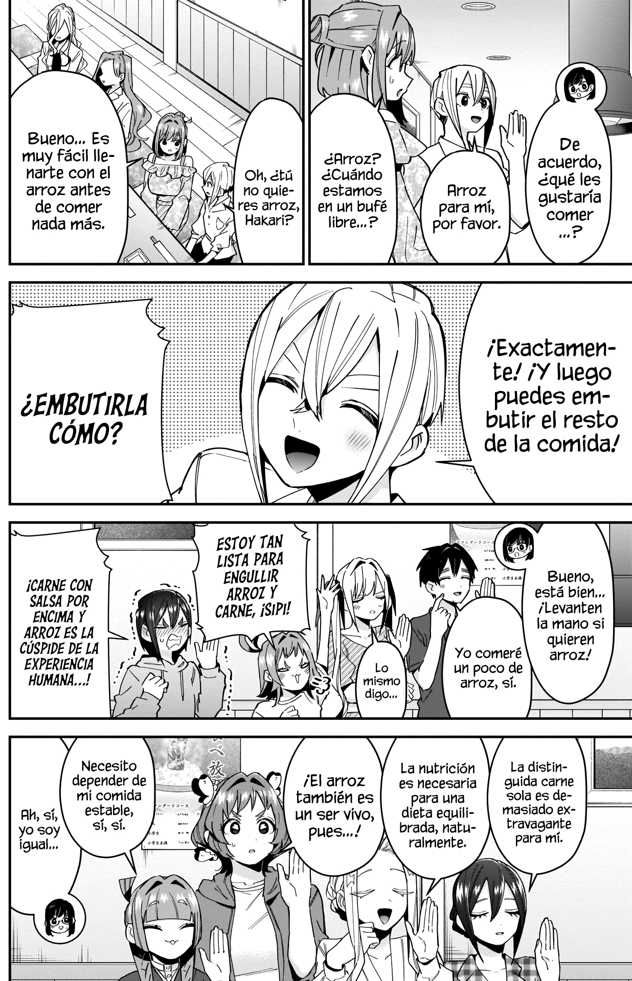 Kimi no koto ga Dai Dai Dai Dai Daisuki na 100-nin no Kanojo Capitulo 106: La cita de yakiniku de la familia Rentarou página 6