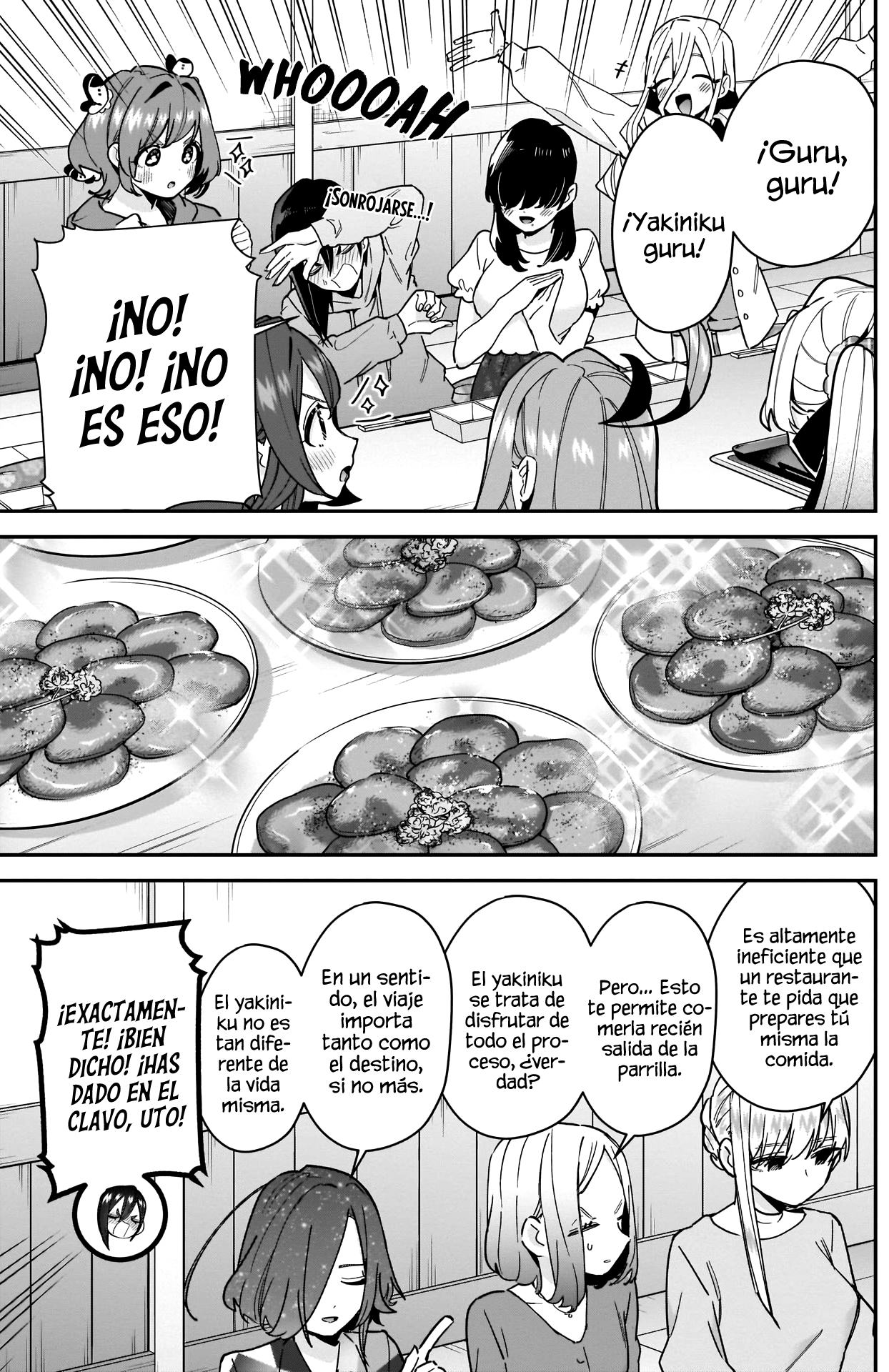 Kimi no koto ga Dai Dai Dai Dai Daisuki na 100-nin no Kanojo Capitulo 106: La cita de yakiniku de la familia Rentarou página 9