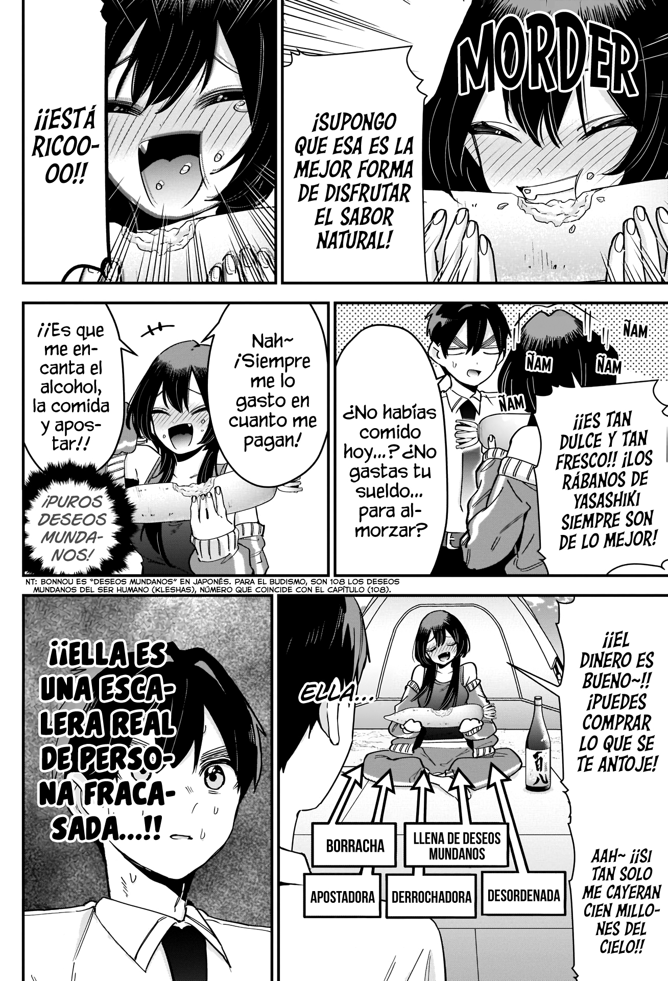 Kimi no koto ga Dai Dai Dai Dai Daisuki na 100-nin no Kanojo Capitulo 108: Bonnouji-sensei es una fracasada página 6