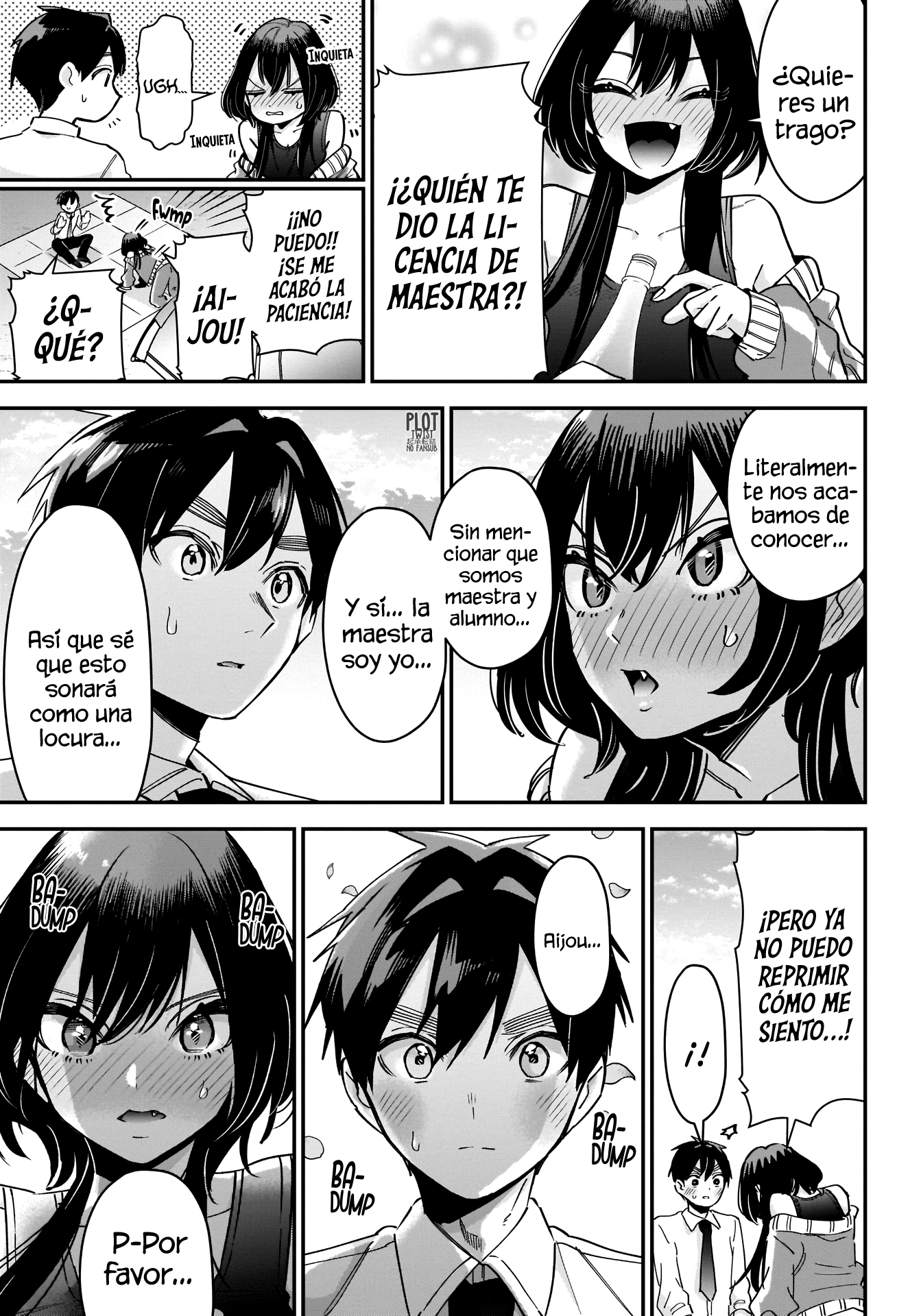 Kimi no koto ga Dai Dai Dai Dai Daisuki na 100-nin no Kanojo Capitulo 108: Bonnouji-sensei es una fracasada página 9