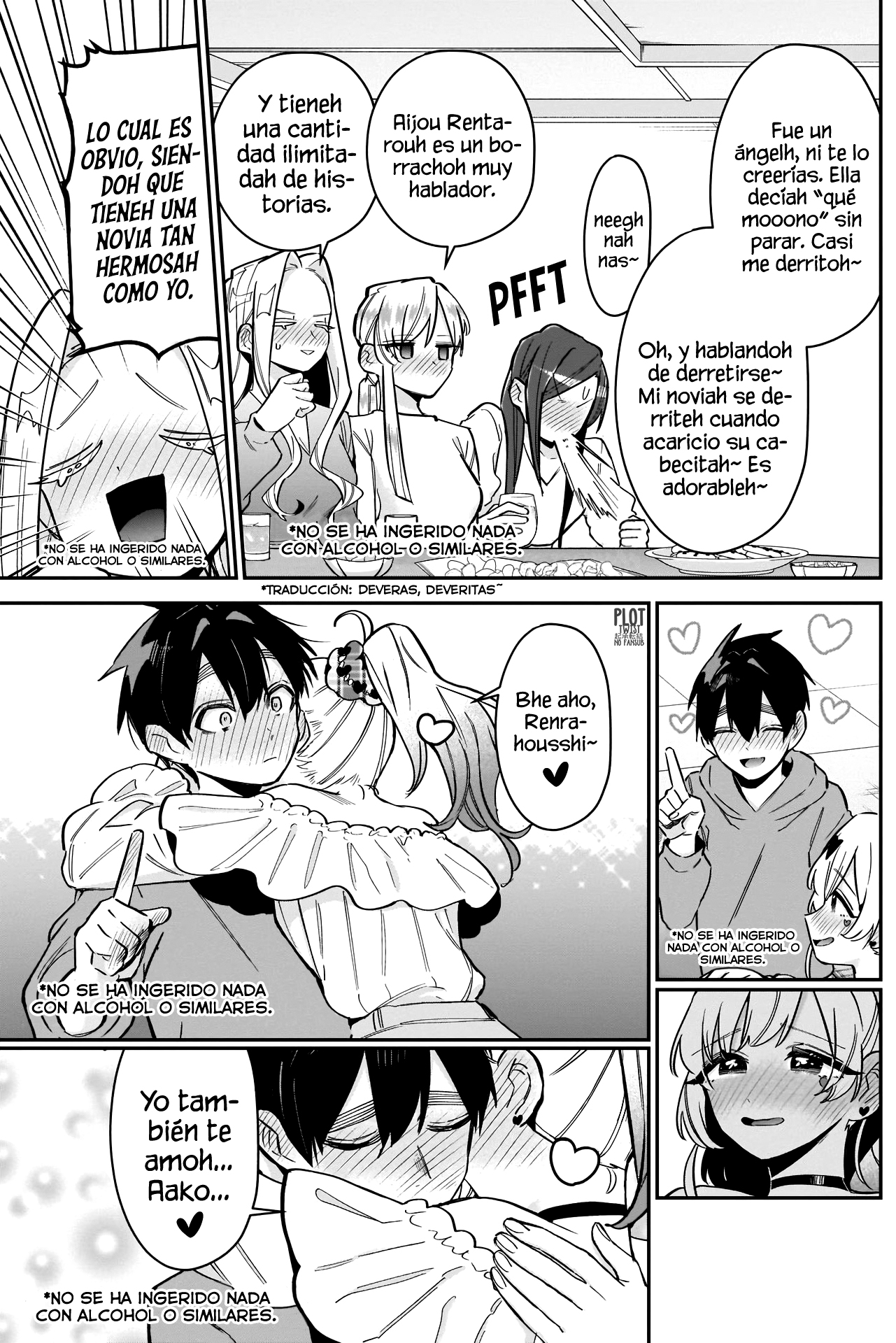 Kimi no koto ga Dai Dai Dai Dai Daisuki na 100-nin no Kanojo Capitulo 109: La fiesta con bebidas de a mentiritas página 16