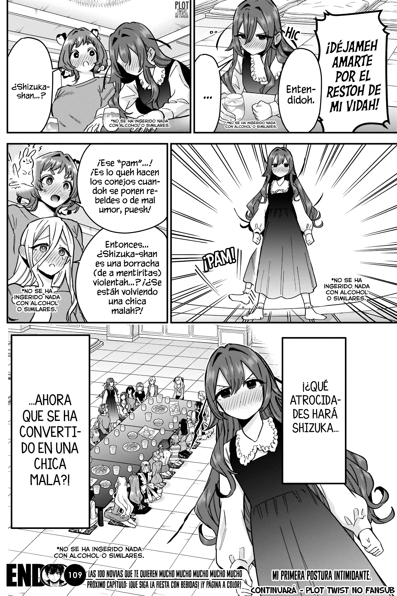 Kimi no koto ga Dai Dai Dai Dai Daisuki na 100-nin no Kanojo Capitulo 109: La fiesta con bebidas de a mentiritas página 19