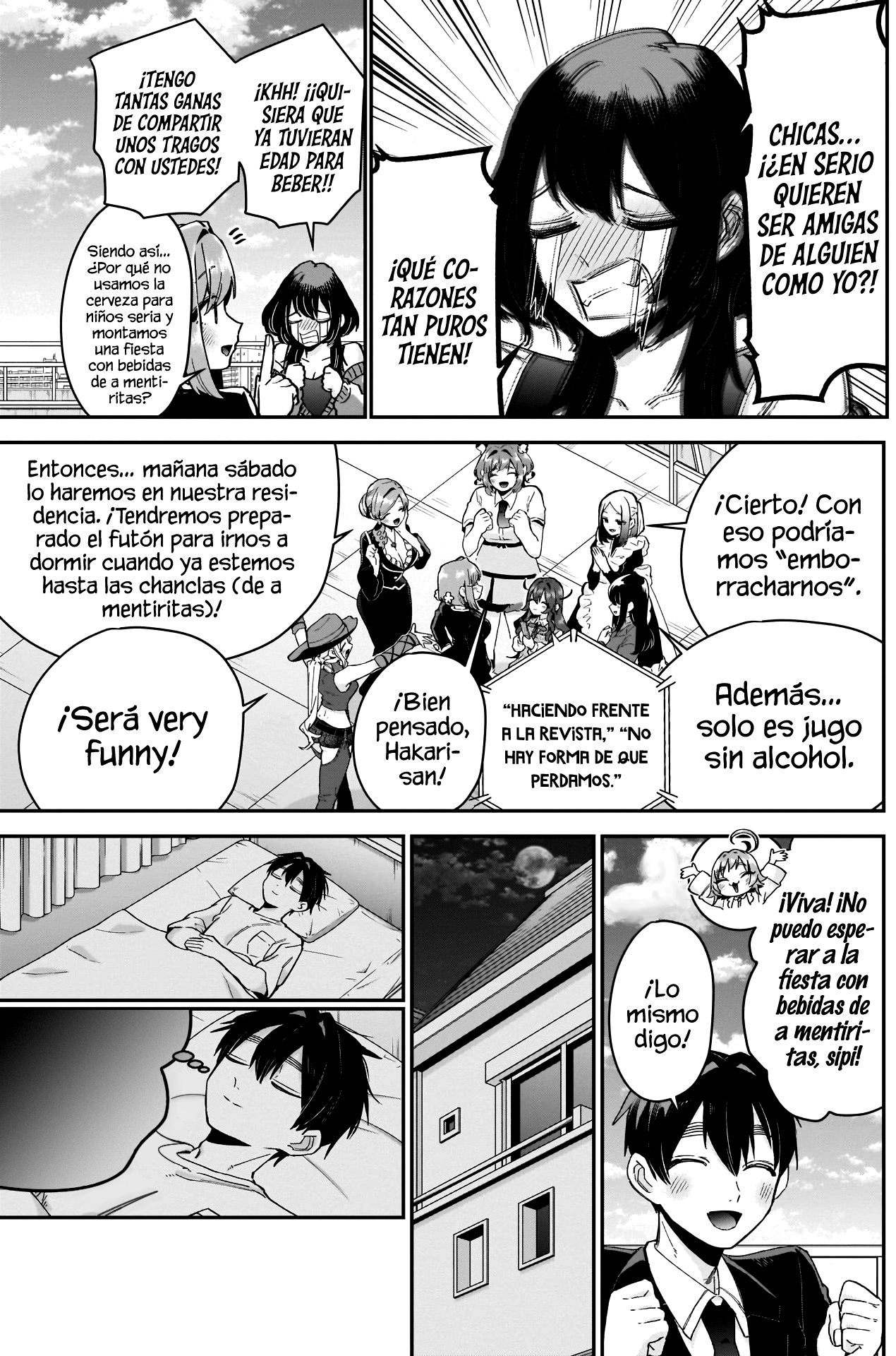 Kimi no koto ga Dai Dai Dai Dai Daisuki na 100-nin no Kanojo Capitulo 109: La fiesta con bebidas de a mentiritas página 3