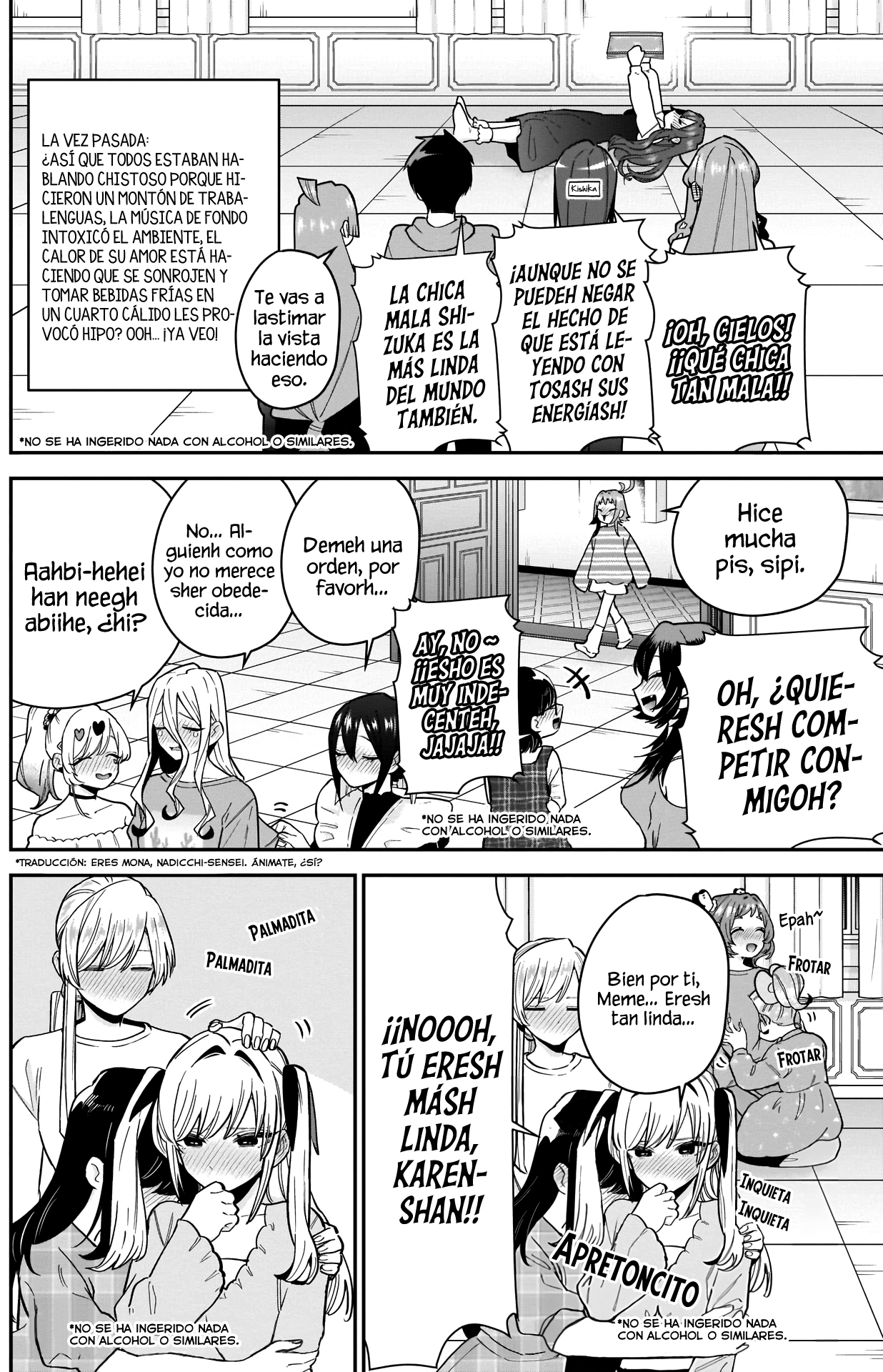 Kimi no koto ga Dai Dai Dai Dai Daisuki na 100-nin no Kanojo Capitulo 110: No se ha ingerido nada con alcohol o similares. página 3