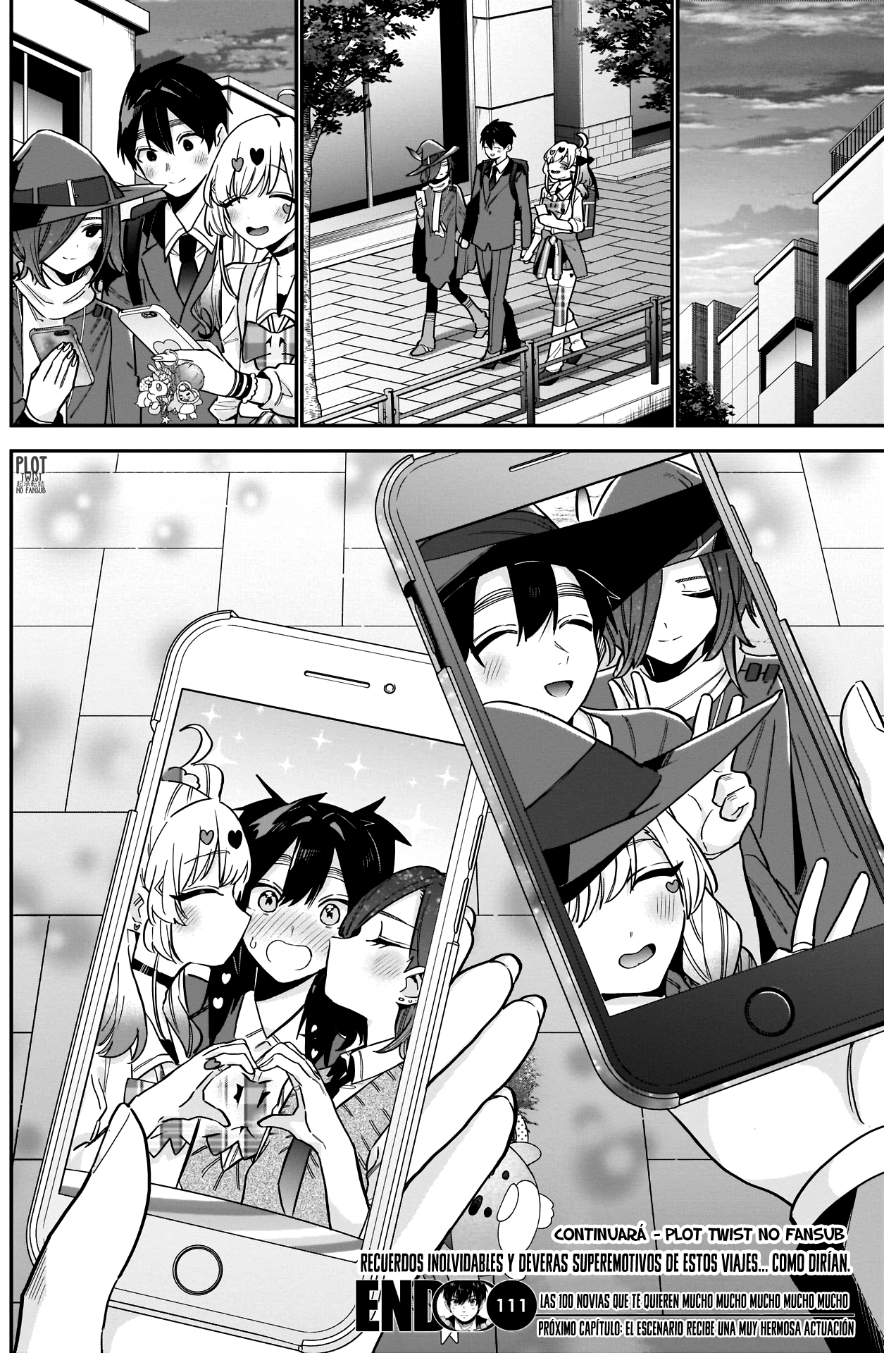 Kimi no koto ga Dai Dai Dai Dai Daisuki na 100-nin no Kanojo Capitulo 111: Se le podría llamar un dueto entre una gal y una trovadora, quizás página 17
