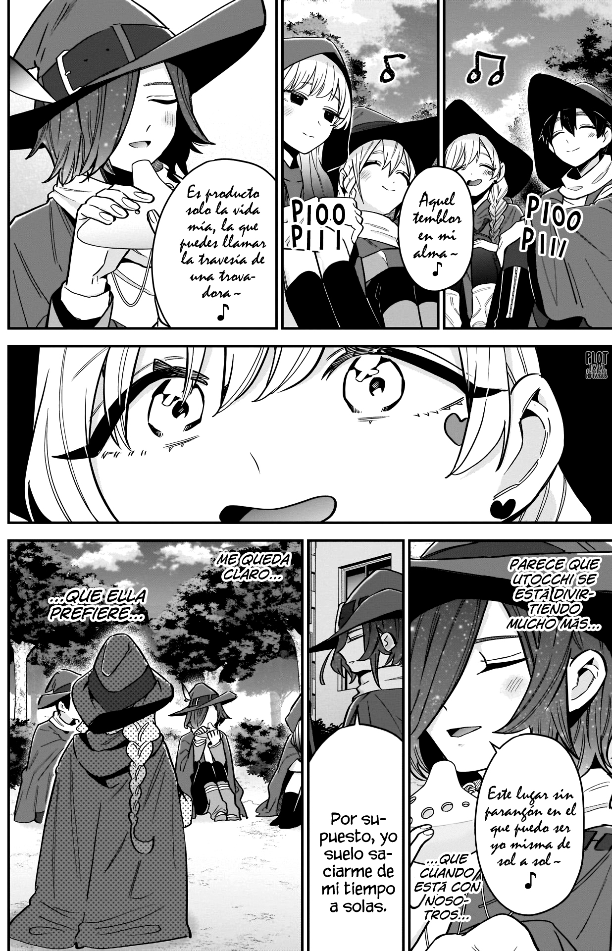 Kimi no koto ga Dai Dai Dai Dai Daisuki na 100-nin no Kanojo Capitulo 111: Se le podría llamar un dueto entre una gal y una trovadora, quizás página 7