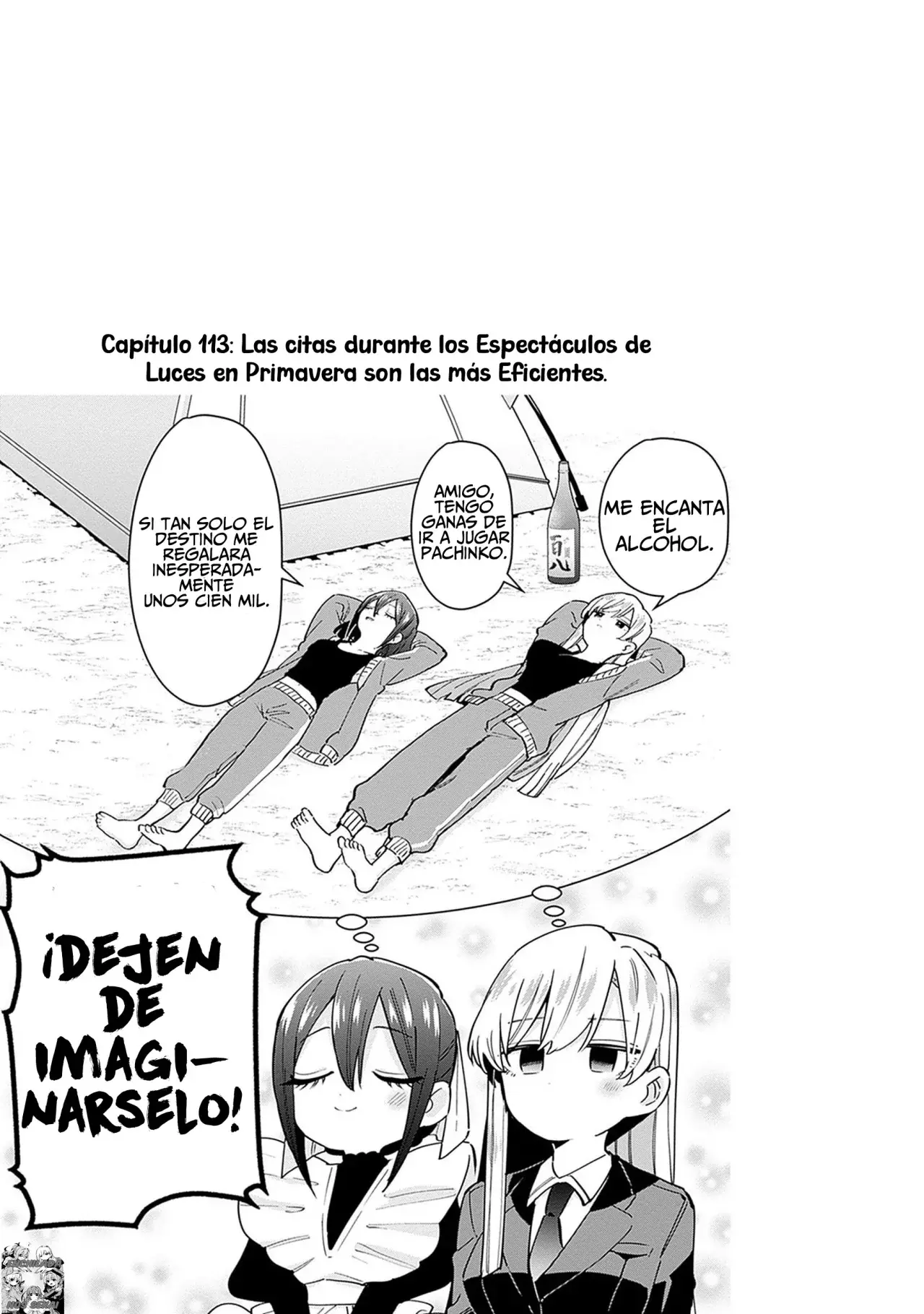Kimi no koto ga Dai Dai Dai Dai Daisuki na 100-nin no Kanojo Capitulo 113.5: Mi primer apuesta y mi primer borrachera página 14