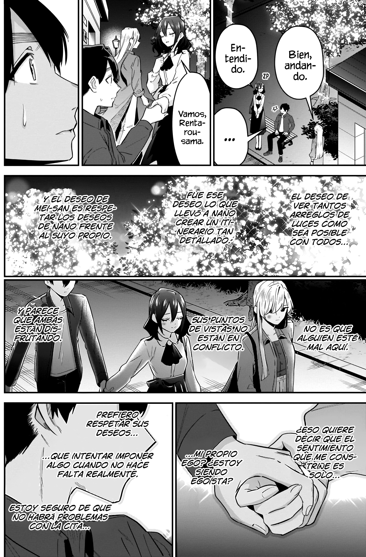 Kimi no koto ga Dai Dai Dai Dai Daisuki na 100-nin no Kanojo Capitulo 113: Las citas en shows de luces en primavera son más eficientes página 10
