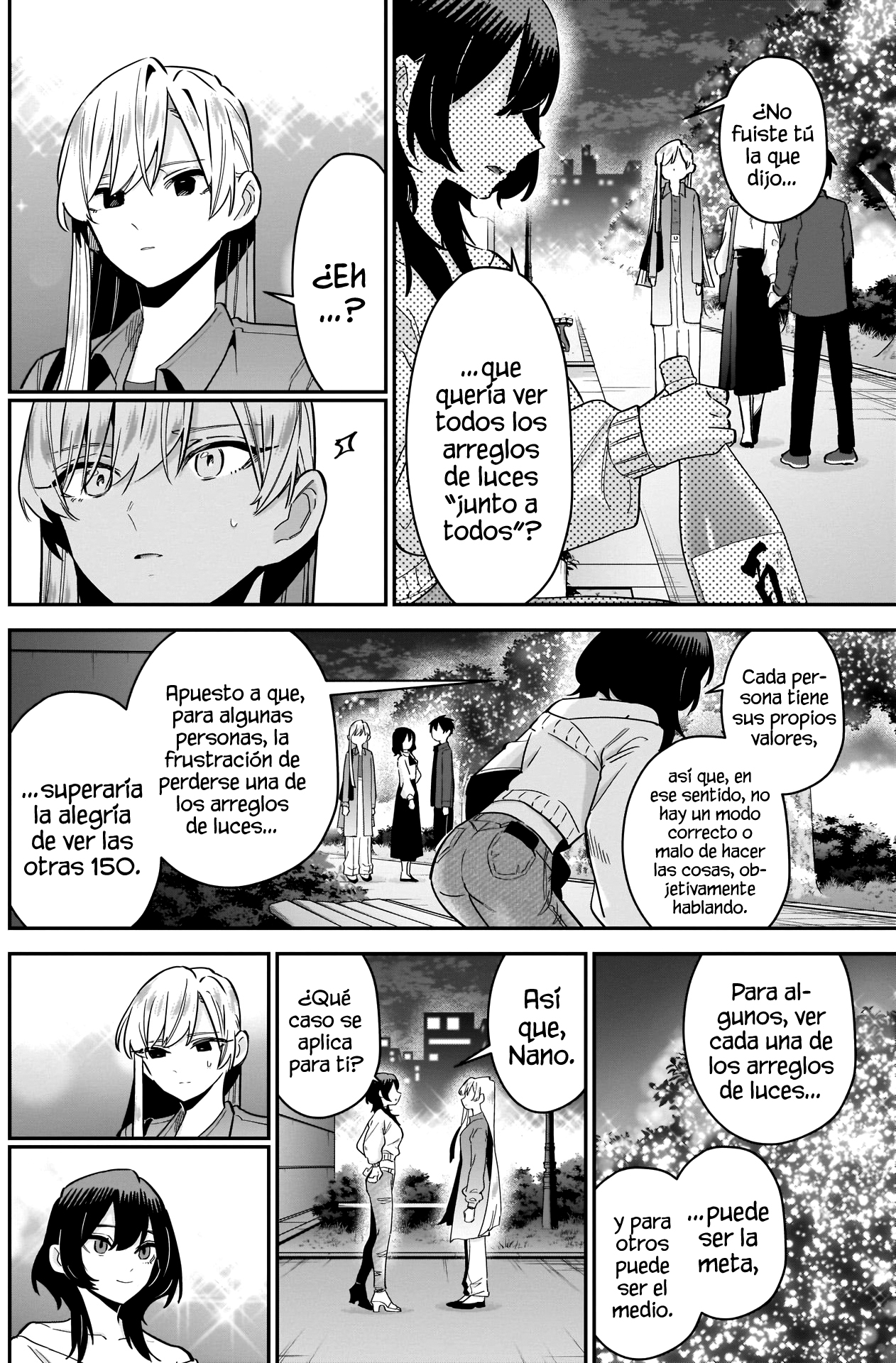 Kimi no koto ga Dai Dai Dai Dai Daisuki na 100-nin no Kanojo Capitulo 113: Las citas en shows de luces en primavera son más eficientes página 12
