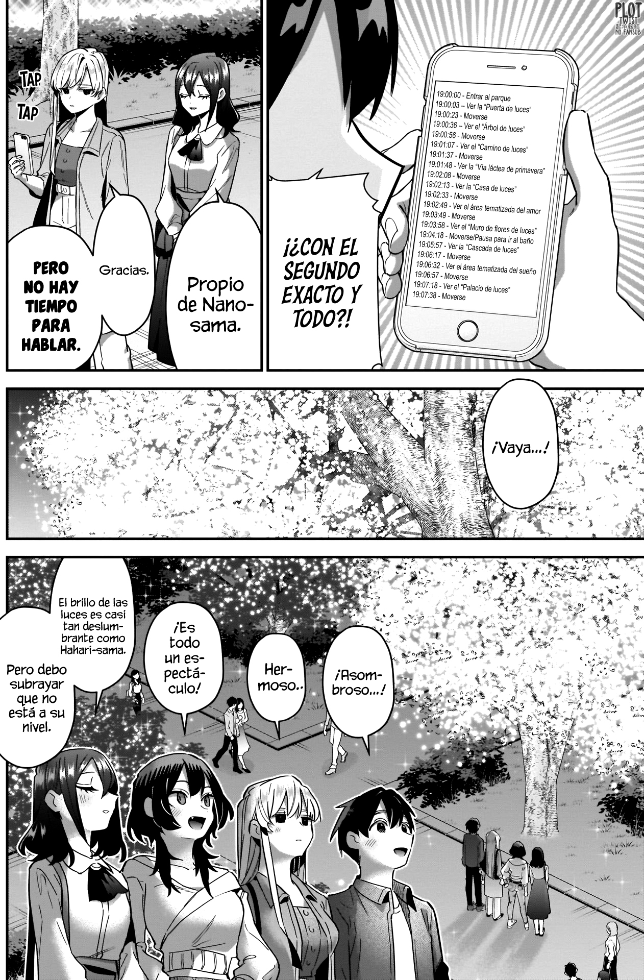 Kimi no koto ga Dai Dai Dai Dai Daisuki na 100-nin no Kanojo Capitulo 113: Las citas en shows de luces en primavera son más eficientes página 4