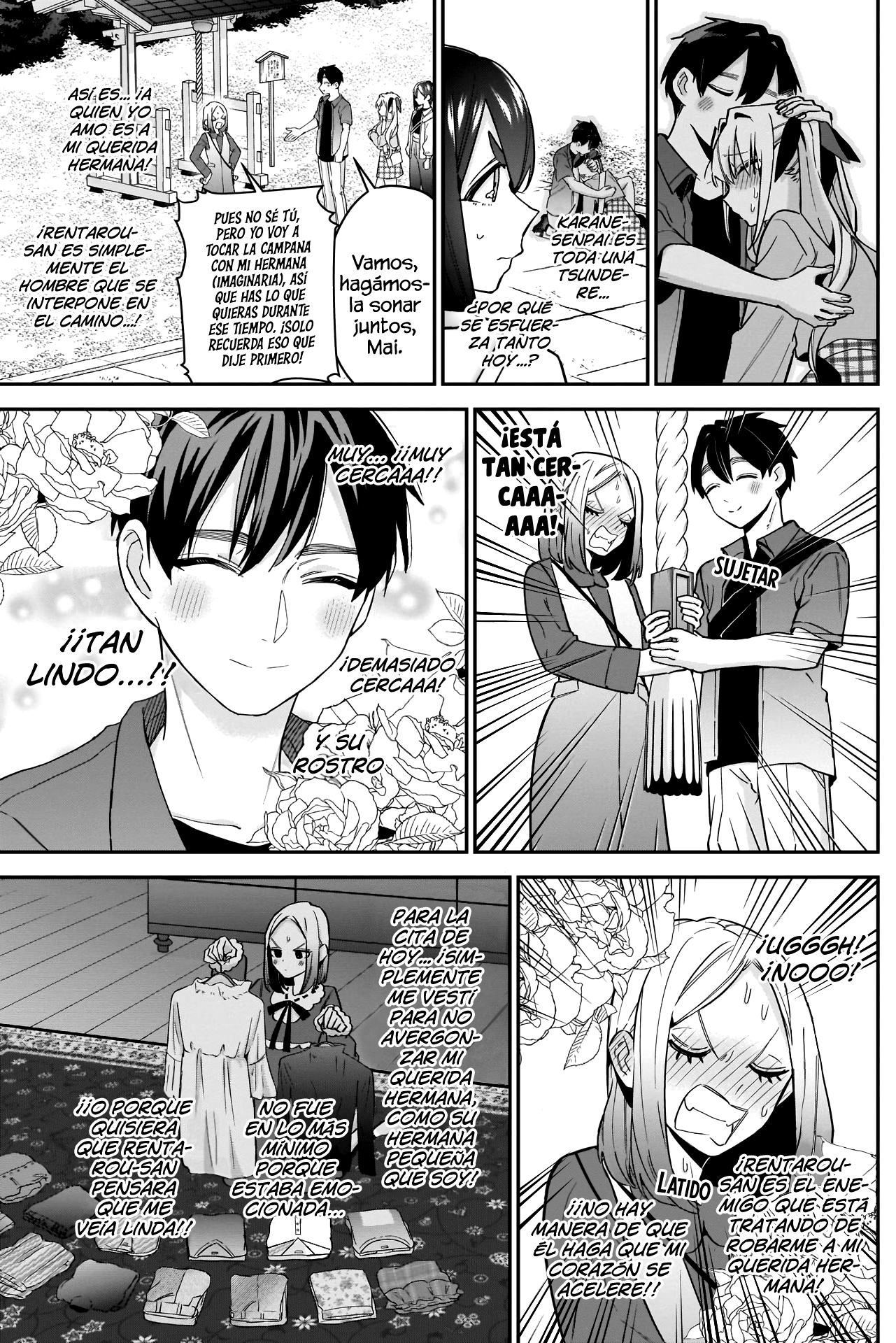 Kimi no koto ga Dai Dai Dai Dai Daisuki na 100-nin no Kanojo Capitulo 114: Una cita de color tsundere página 7