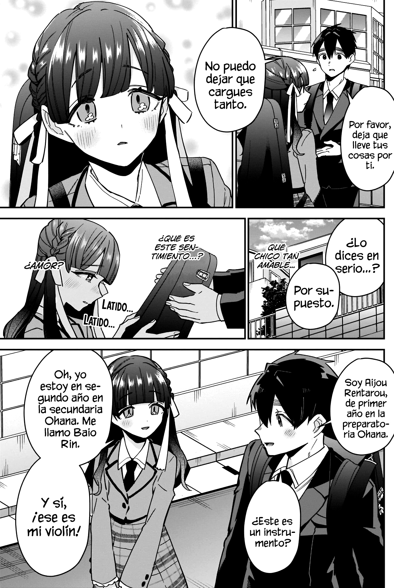 Kimi no koto ga Dai Dai Dai Dai Daisuki na 100-nin no Kanojo Capitulo 115: Baio Rin-san es una chica violinista página 3