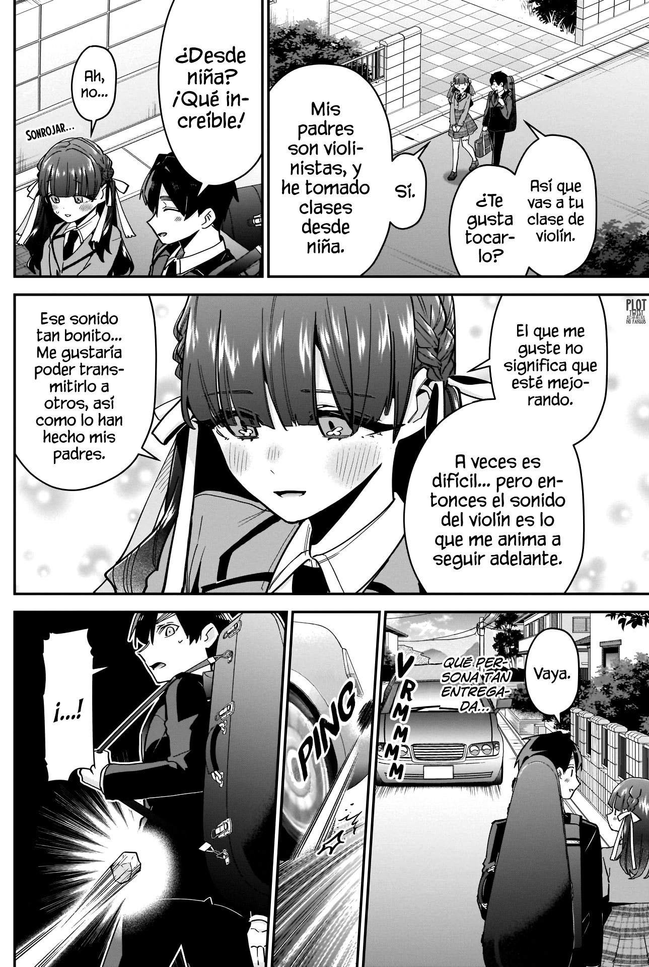 Kimi no koto ga Dai Dai Dai Dai Daisuki na 100-nin no Kanojo Capitulo 115: Baio Rin-san es una chica violinista página 4