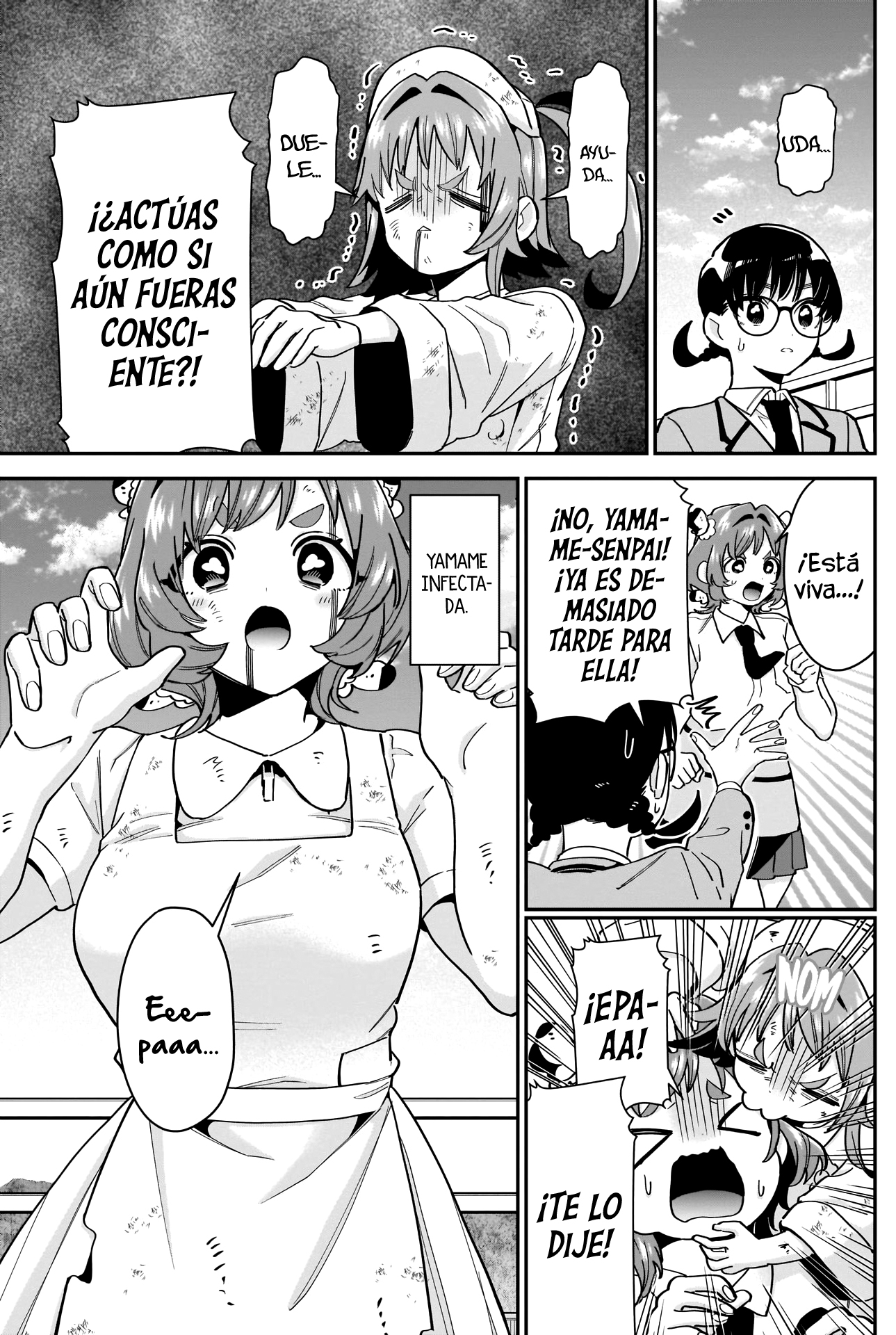 Kimi no koto ga Dai Dai Dai Dai Daisuki na 100-nin no Kanojo Capitulo 116: Las traes de enfermeras zombi de la familia Rentarou página 11