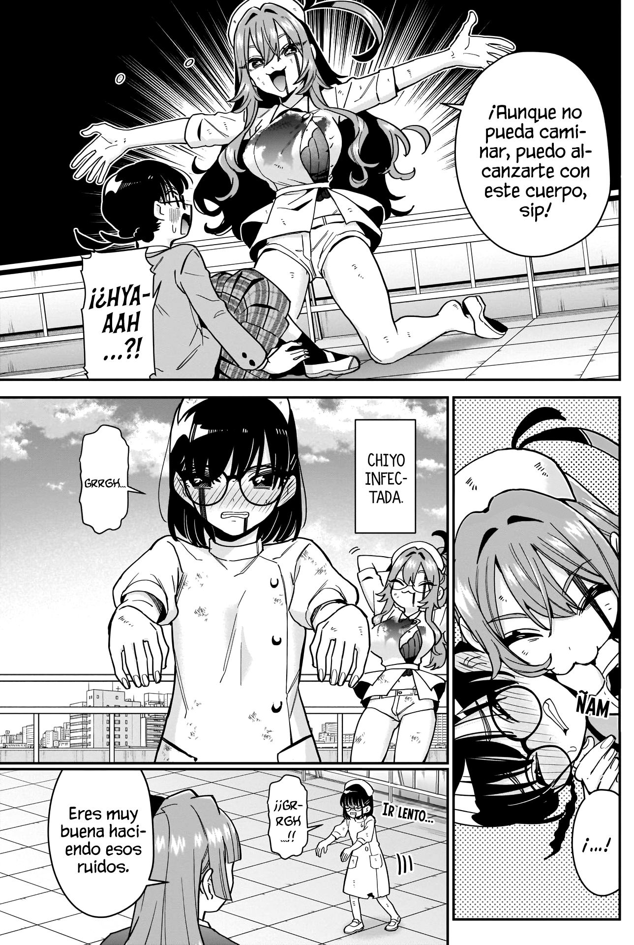 Kimi no koto ga Dai Dai Dai Dai Daisuki na 100-nin no Kanojo Capitulo 116: Las traes de enfermeras zombi de la familia Rentarou página 13