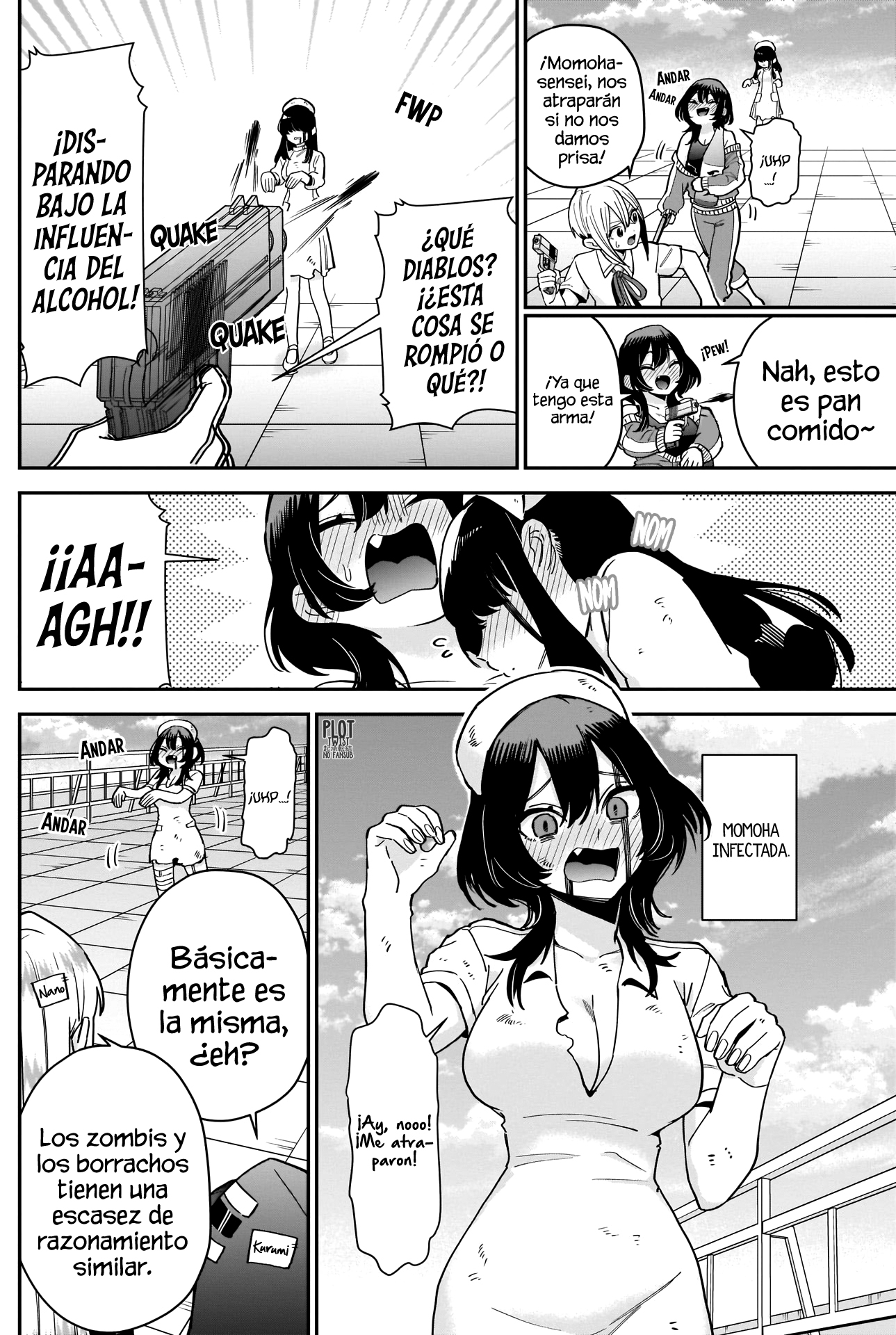 Kimi no koto ga Dai Dai Dai Dai Daisuki na 100-nin no Kanojo Capitulo 116: Las traes de enfermeras zombi de la familia Rentarou página 14